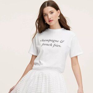 Women's Champagne and Fries Kate Spade NewYork  X with Target  graphic Tshirt